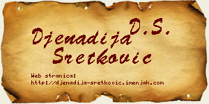 Đenadija Sretković vizit kartica